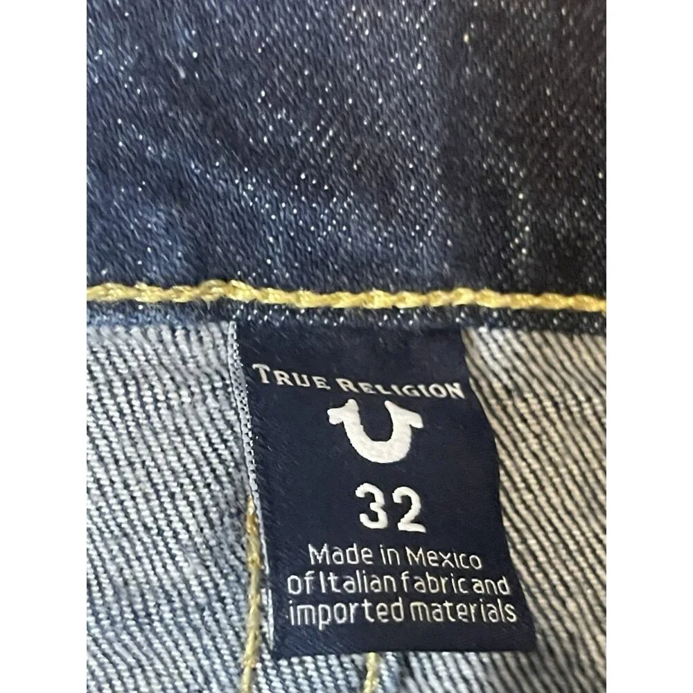 True Religion Geno Jeans Relaxed Slim Fit Stretch W32 L33 Mens